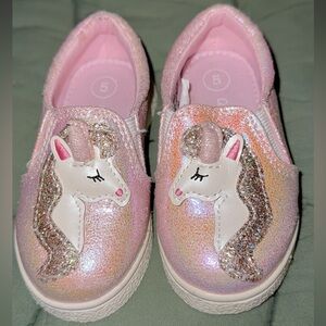 Unicorn Glitter Infant/Toddler Shoes - Pink Sz 5